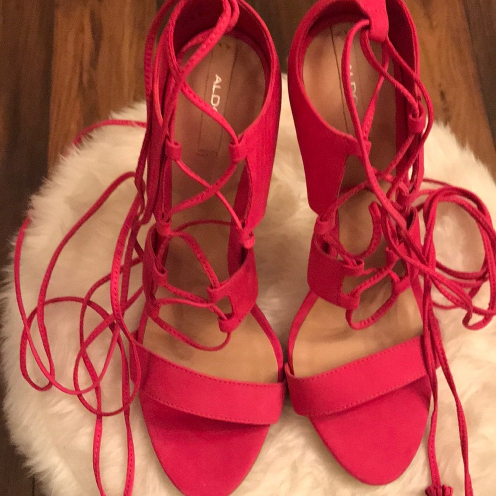 Aldo Marys 53 Heels 💓 Fuschia - Picture 4 of 7